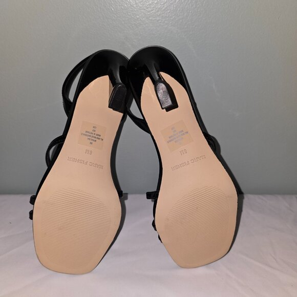 Marc Fisher mf Nalina Heeled Sandal in Black, Size 8M - Picture 7 of 9